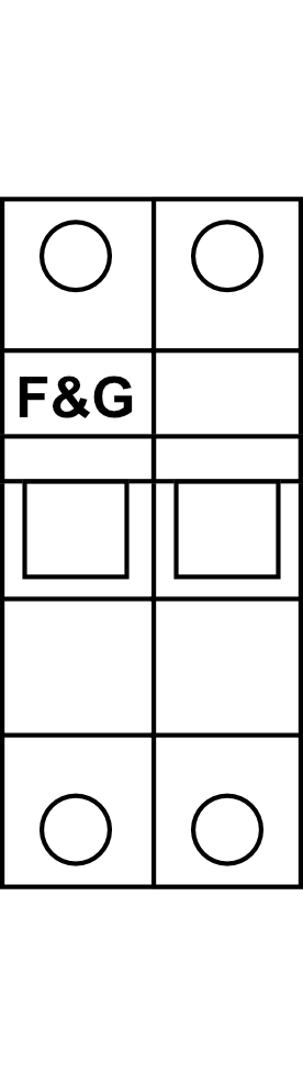 Vypínač F&G A7-xx/2 (40-63A, 3kA) 2P