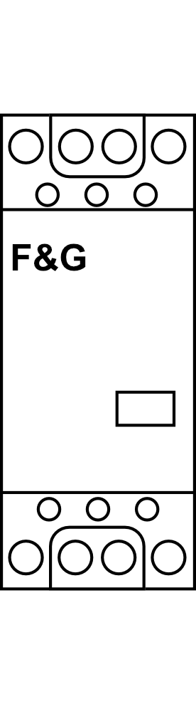 Instalační stykač F&G Z7-SCH 230/24/4S