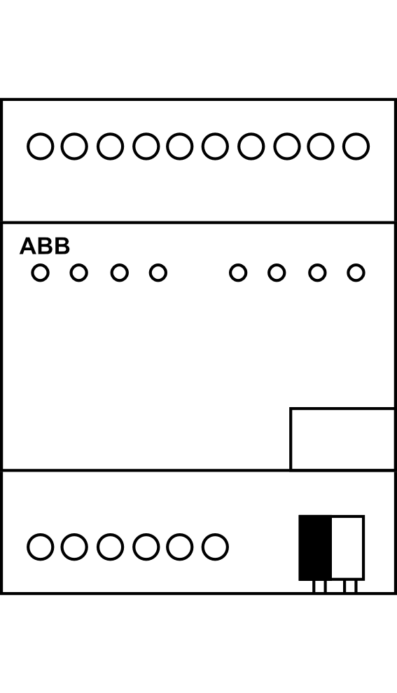 Vstup binární 8násobný, řadový ABB BE /S 8.230.2.1