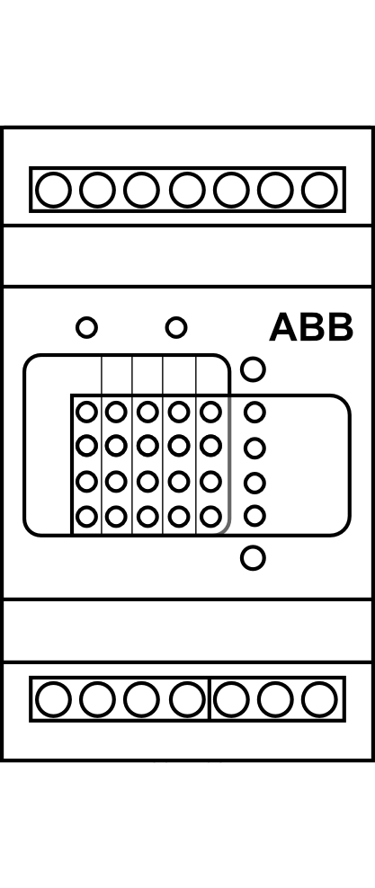 Přijímač RF spínací ABB, 2kanálový