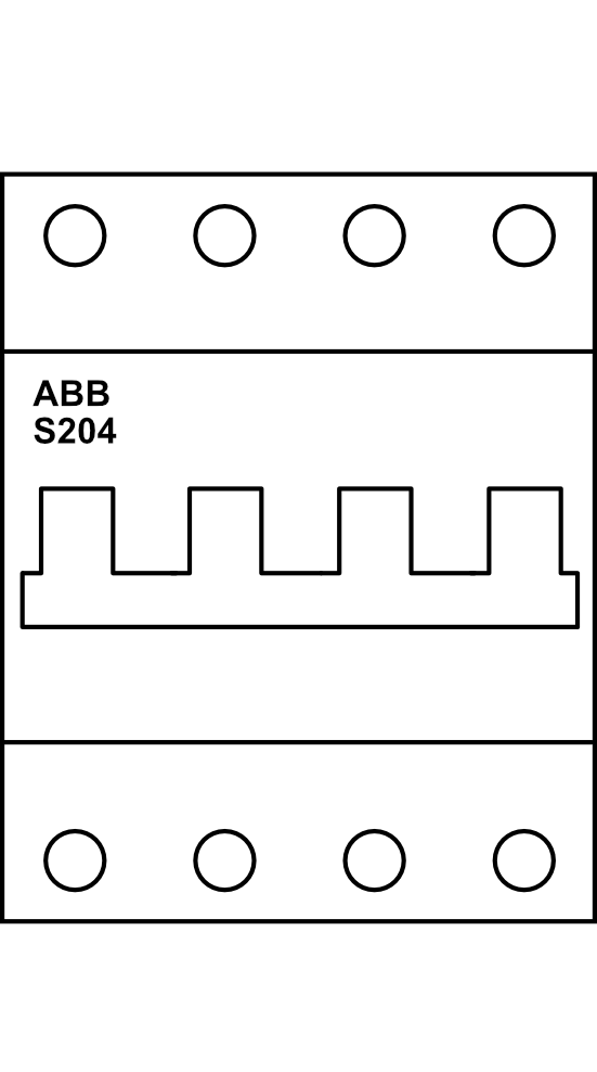 Jistič ABB S203 M NA (10kA) Z 4P