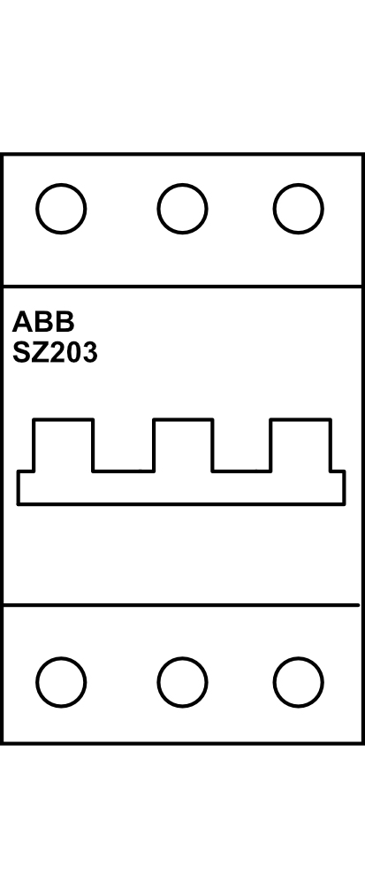 Jistič ABB SZ203M-B (10kA) B 3P
