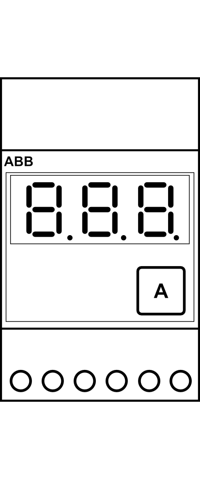 Měřící přístroj pro měření frekvence (přímé měření) ABB FRZ-DIG