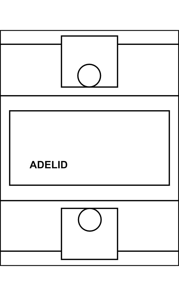 Třífázový elektroměr ADELID LLCD-3F-4M