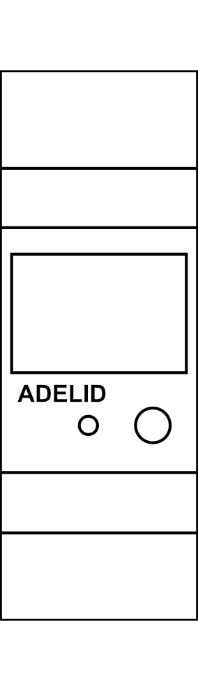 Jednofázový elektroměr ADELID L1F-2M