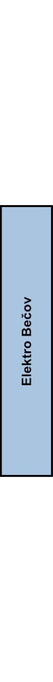 Řadová svorka Elektro Bečov 1P RSA 10 A - světle modrá