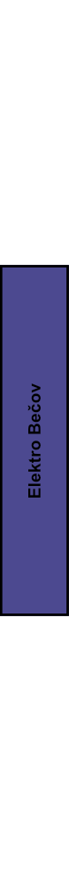Řadová svorka Elektro Bečov 1P RSA 10 A - tmavě modrá