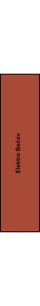 Řadová svorka Elektro Bečov RSA 1P 35 A - červená