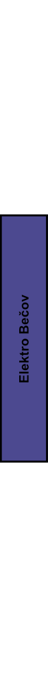 Koncová svěrka Elektro Bečov RSA L 15 - tmavě modrá