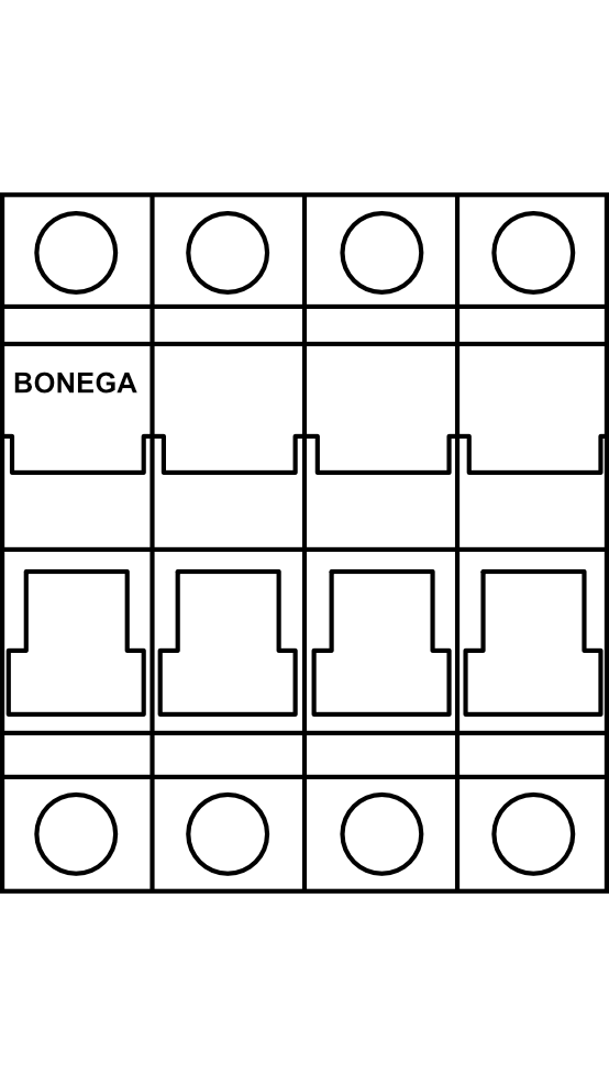 Vypínač BONEGA® PEP-10V63 (10 kA) 3P+N do 63A