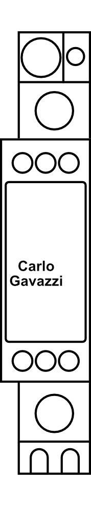Polovodičové relé s tepelnou ochranou Carlo Gavazzi RGC1A60A25GKEP 1P, 25A, Un 600V AC, Uc 20-275VAC, 24-190VDC