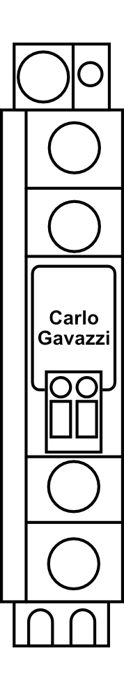 Polovodičové relé Carlo Gavazzi RGC1A23D30MKE 1P, 30A, Un 230V AC, Uc 3-32V DC