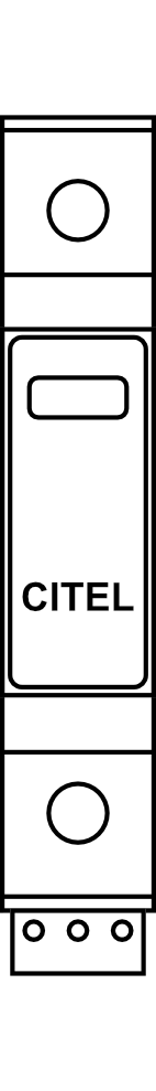 Svodič přepětí CITEL DAC50S-10-320 1 pól zásuvný, 1P, 20kA Typ C (třída II), s dálk.signalizací