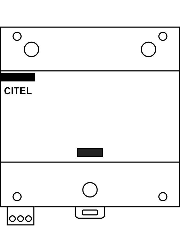 Kombinovaný svodič přepětí CITEL DS250VG-1000, 1P, 25kA, Typ B+C (třída I+II), s dálk.signalizací