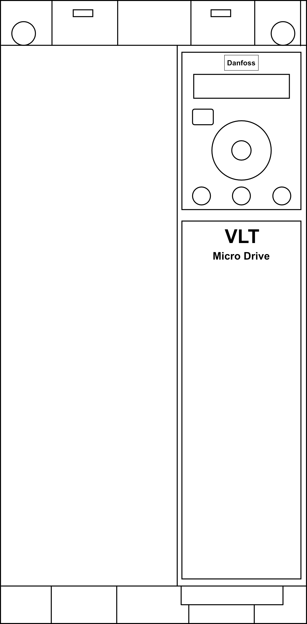 Měnič kmitočtu Danfoss VLT Micro Drive FC-51 P22K 22 kW M5 3x380–480V AC