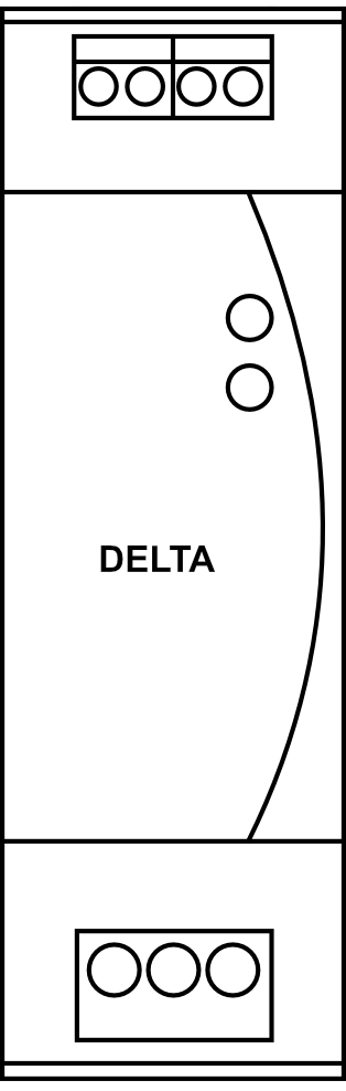 Napájecí zdroj Delta LYTE DRL-24V120W1AA