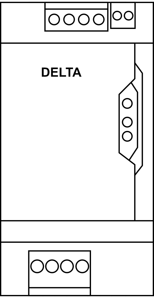 Napájecí zdroj Delta CliQ M DRM-24V480W3PN