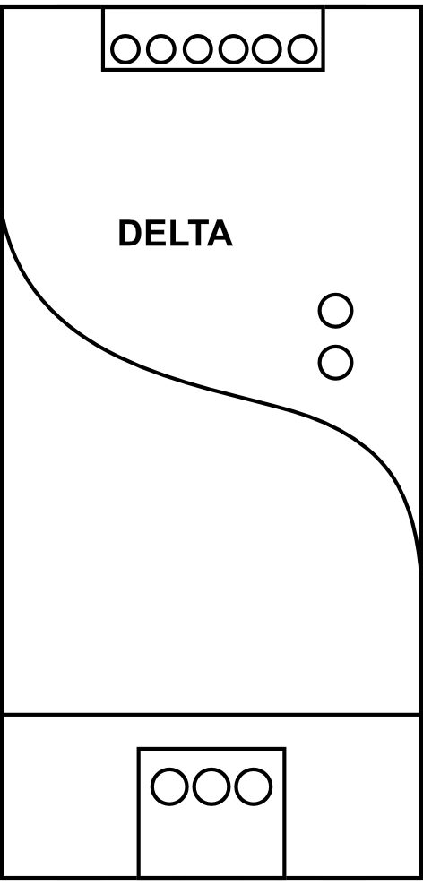 Napájecí zdroj Delta CliQ III DRP-24V240W1CBN