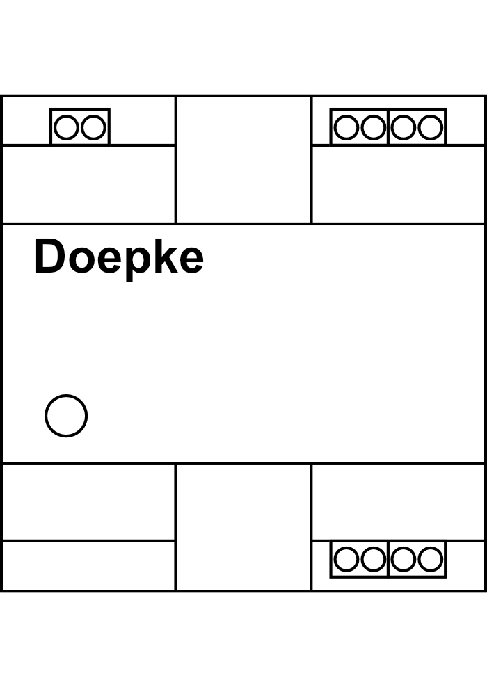 Kontrolní přístroj rozdílových proudů Doepke DMD 2