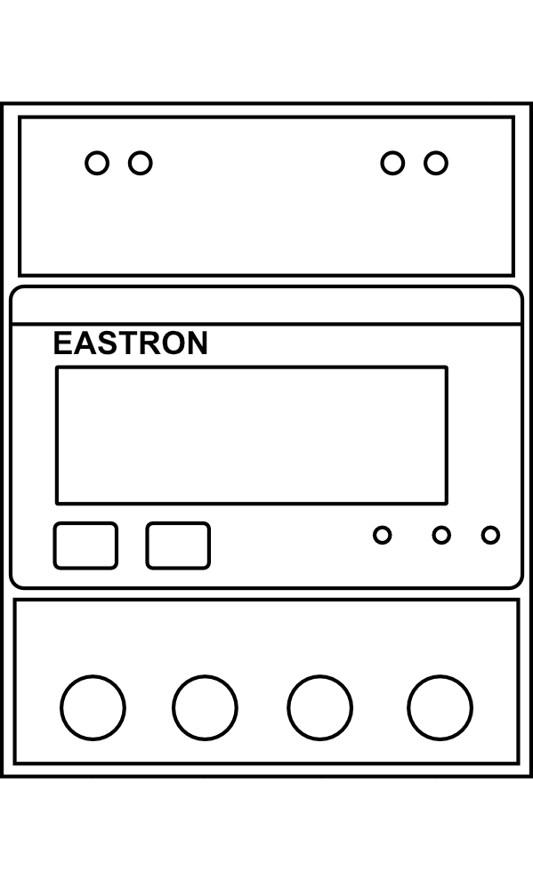 Elektroměr 1 fázový EASTRON SDM320Y-D