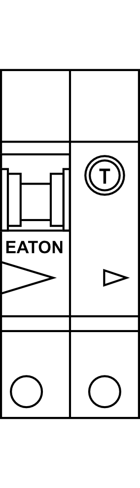 Blok proudového chrániče EATON FBSmV-xx/2/05-A 2P 500mA do 63A typ A