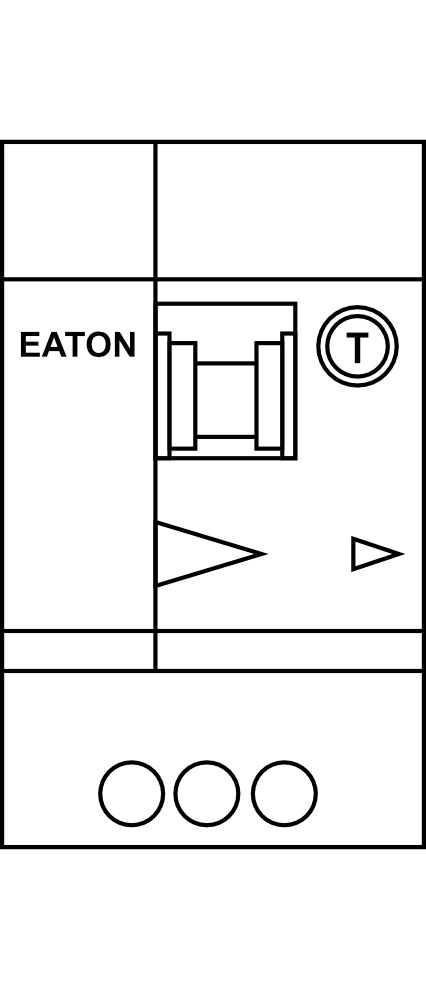 Blok proudového chrániče EATON FBSmV-40/3/003-G 3P 30mA 40A typ G