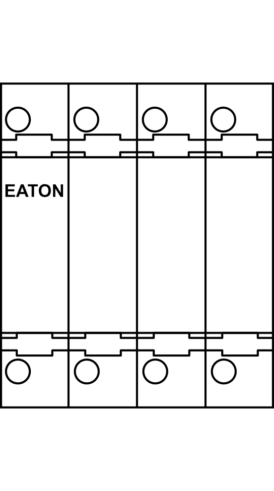 Pojistkový odpínač EATON C10-SLS/32/3N 3P+N do 25A, pro pojistky 10x38, char. aM