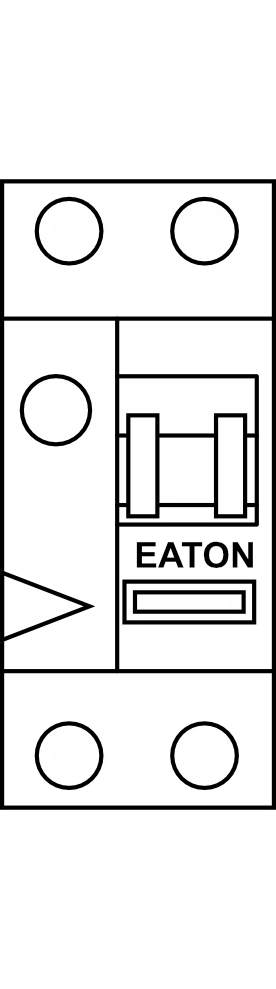 Proudový chránič EATON PFIM-xx/2/003-G/F 2P 30mA (10kA, přep.ochr. 3kA, do 63A) typ G/F