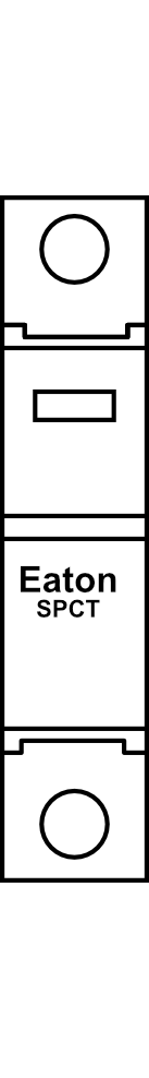 Modulový svodič přepětí pro speciální napětí EATON SPCT2-175/1, 1P, Typ C (třída II) 20kA