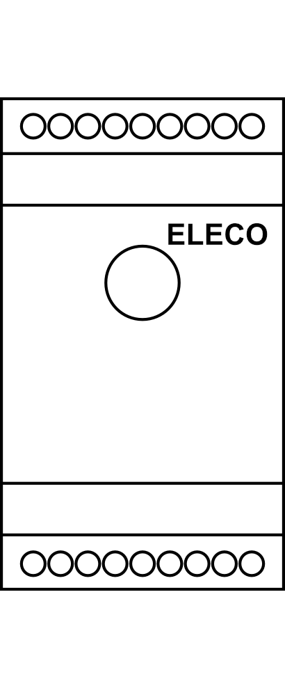 Hlídač dvou úrovní hladiny ELECO HHK-96-230V-AC-IP20
