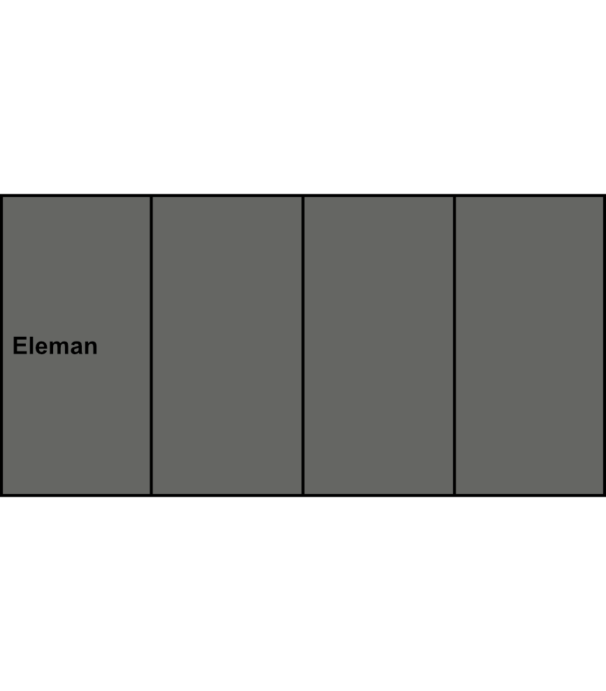 4-pólová rozbočovací svorka Eleman HLAK 35 4/8 M2 G