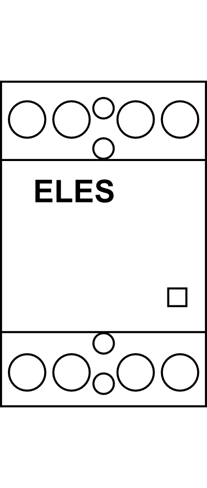 Stykač třímodulový ELES IK 40-40, 40 A, 400V (4 x spínací)