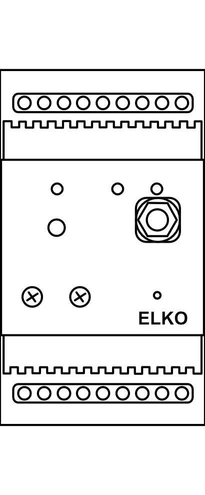 Univerzální stmívač, 1-kanálový ELKO RFDEL-71M/230V