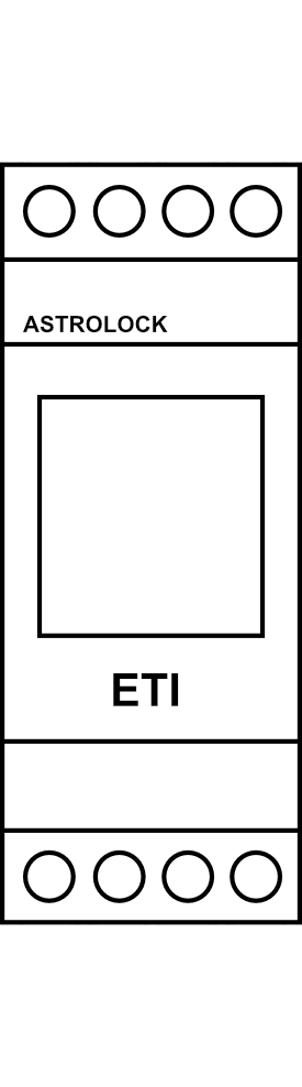 Digitální časové relé ETI ETICLOCK-R1, 1P 16(10) A
