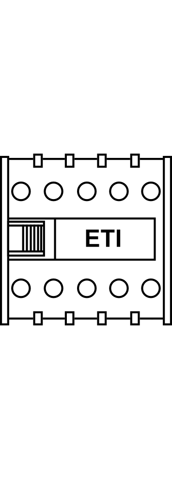 Miniaturní stykač ETI CEO7.01-24V-50/60Hz, 3P, 16 A (AC1), 7A, 3 kW (AC3)