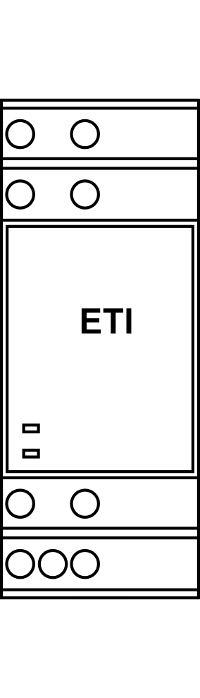 Monitorovací relé ETI EFM400, 1CO 8A