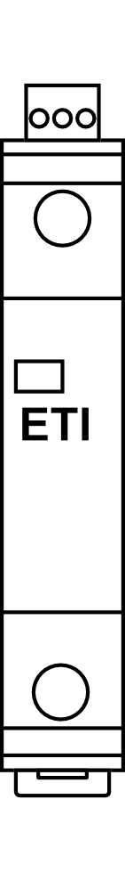 Přepěťová ochrana datových sítí ETI ETITEC SIG EM-TD 110V RC, 10KA, Typ D (třída III), s dálk. signalizací