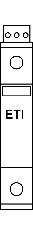 Svodič přepětí ETI ETITEC S C 275/20 RC, 1P, 20kA, Typ C (třída II), s dálk. signalizací