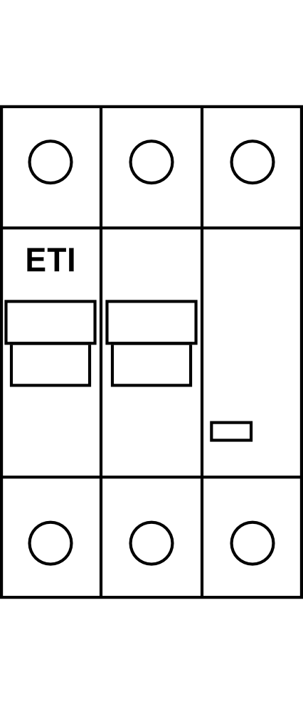 Jistič ETI ETIMAT RC (dálkové ovládání) (10kA) char. C 1P+N do 63A