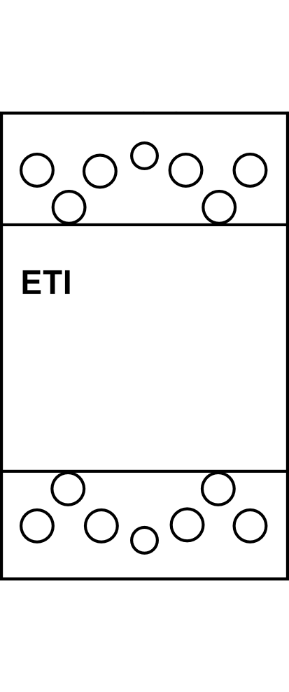Modulární stykač ETI R 63-04 230V 4R 63A