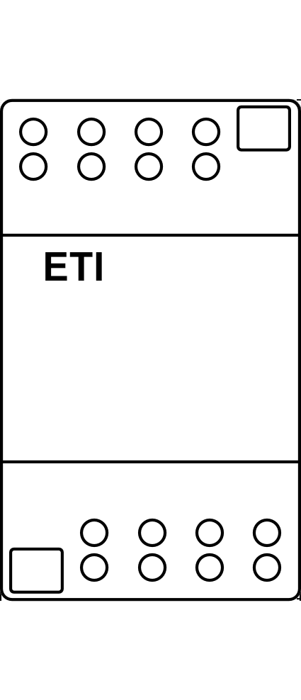 Zvonkový transformátor ETI Zt 8/12 0,63A