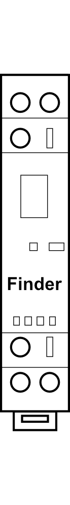 Stykač Finder 22.32.0.024.4340, 2NO, 25A, 24V AC/DC