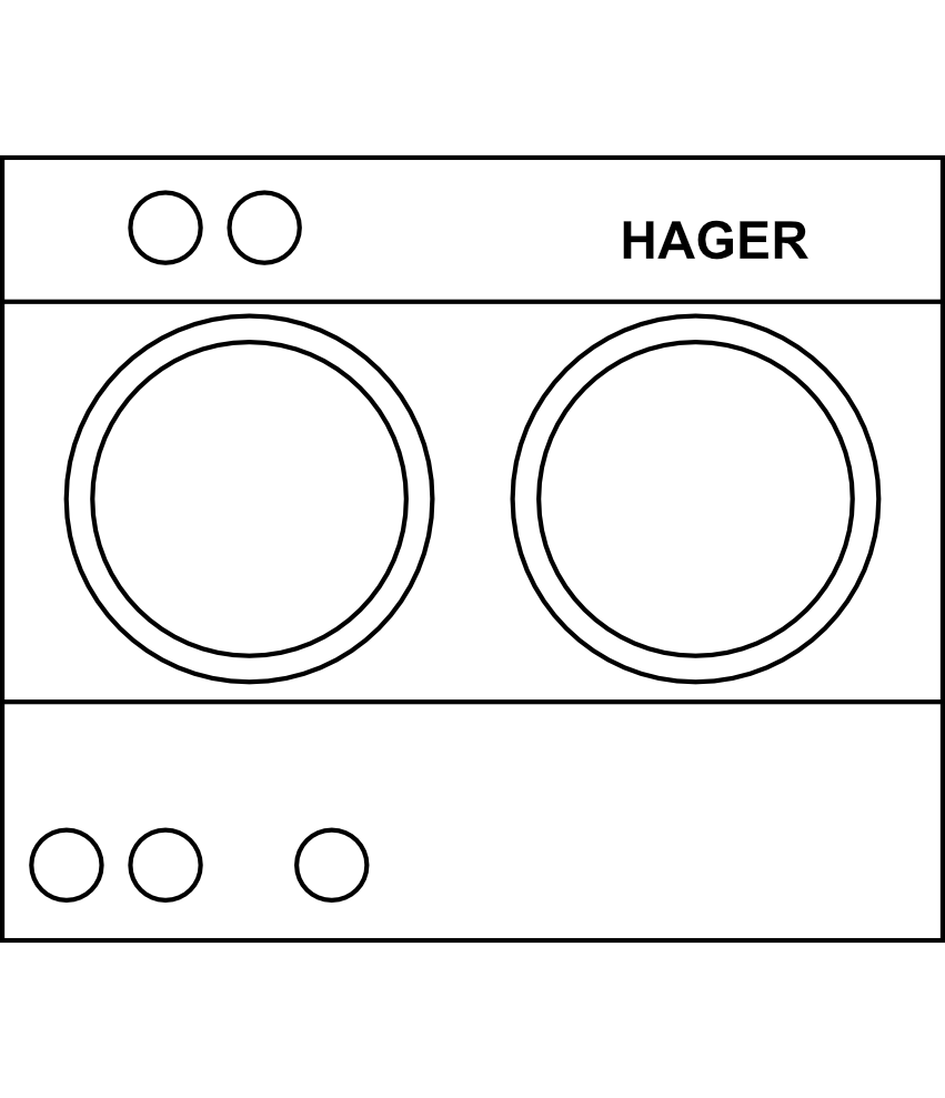 Analogové spínací hodiny - denní/týdenní Hager EH191
