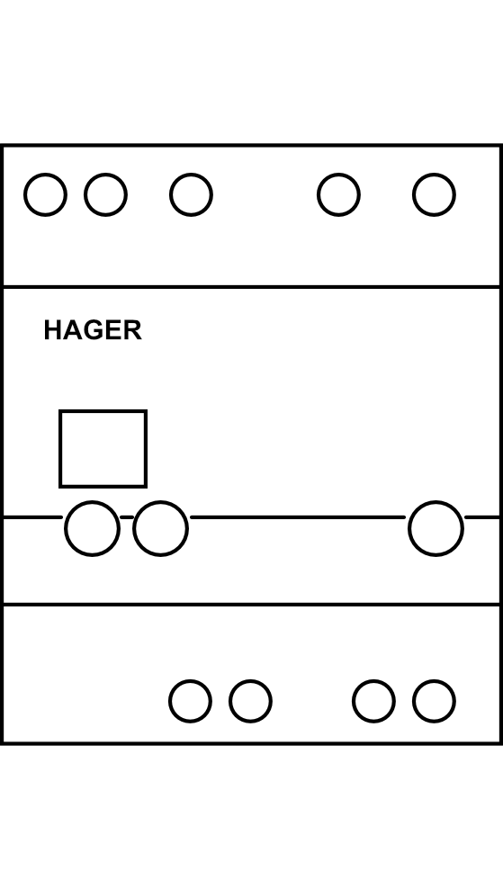Řídicí člen Hager 4P