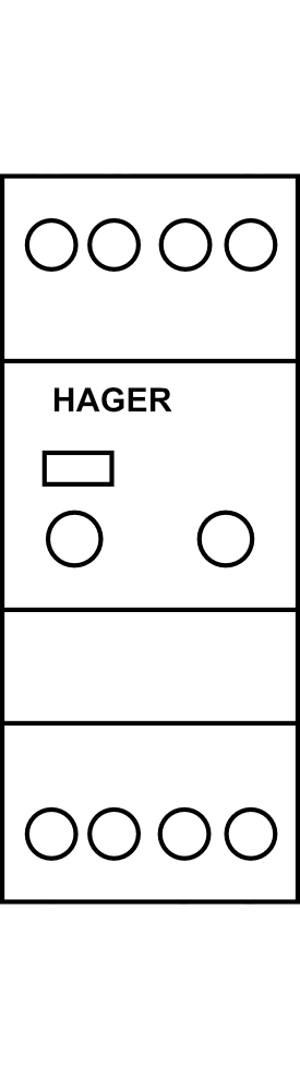 Univerzální stmívač Hager 500 W, komfort