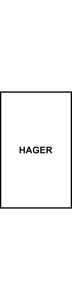 Rozbočovací svorkovnice Hager K02SN, 1-pólová, 80A