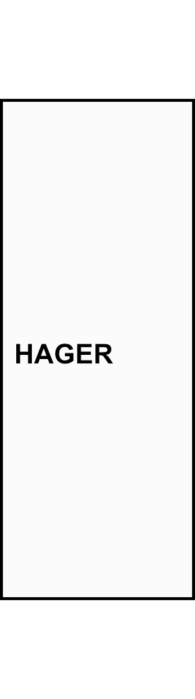 Svorkovnicový blok pro rozbočení vedení Hager KJ02C, 160A, 1-pólový