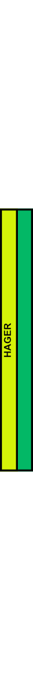 Zemnící svorka Hager KXA04E, 4 mm²