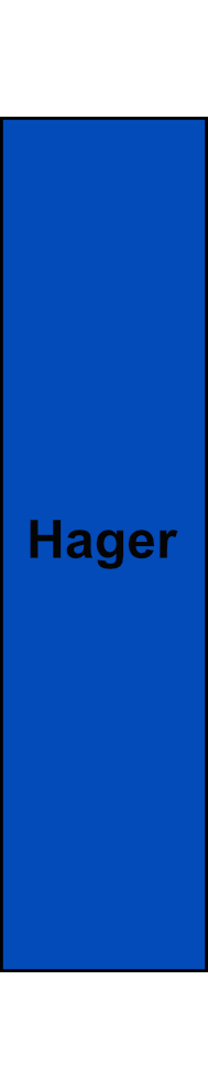Nulová svorka Hager KXB70NH, 70 mm², 1000V/192A