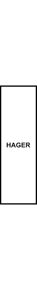 Fázová svorka Hager KXA35L, 35 mm², 400V/125A